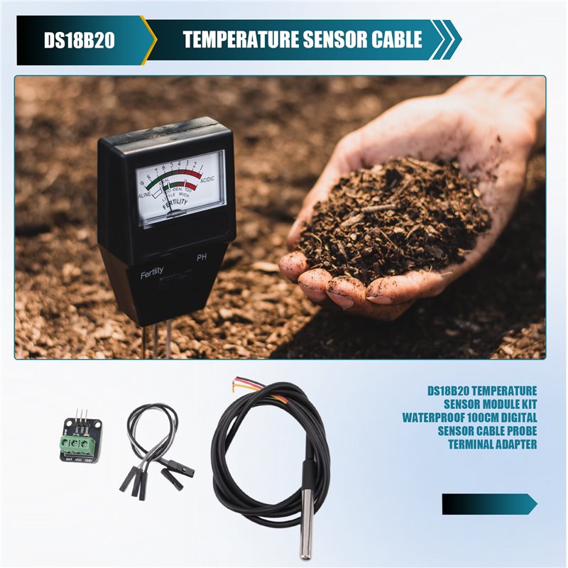 Sensor Kit Arduino - [A93Z!] Kit Modul Sensor Suhu DS18B20,