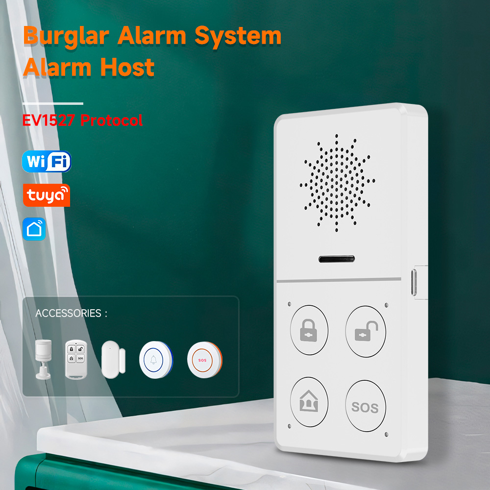 Smart Home Automation Kit - Tuya Alarm keamanan Wifi tanpa kabel,