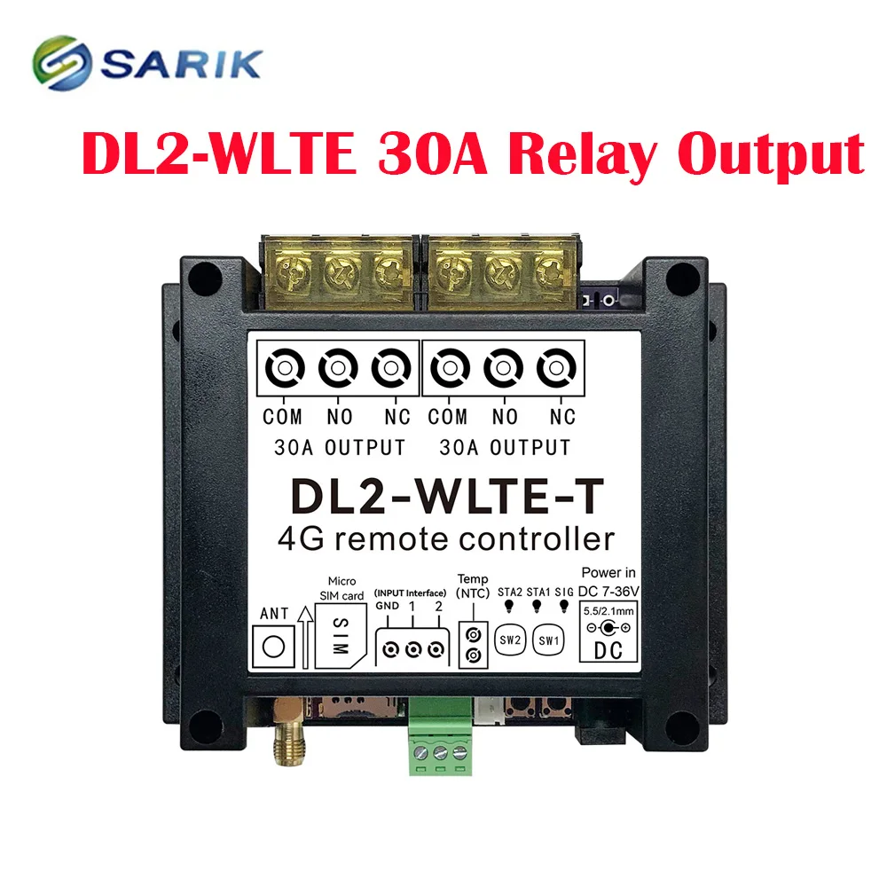 Wifi Thermostat - Pengontrol Cerdas 4G TLE Relay 2