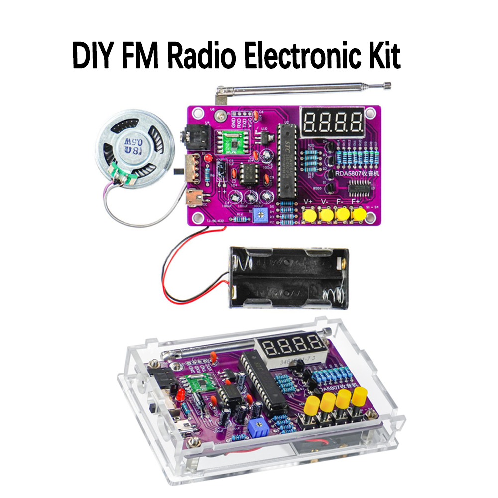 Electronics Project Kit - Kit Elektronik Radio FM DIY 87-108MHz