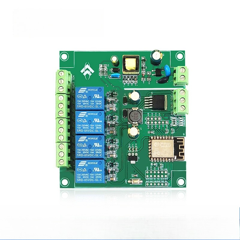 Esp8266 Relay Module - Papan Relai AC/DC, Modul Relai Empat