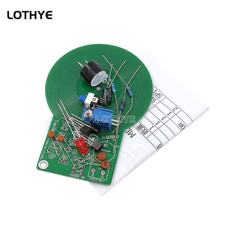 Electronics Project Kit - DC 3V-5V Kit Detektor Logam DIY