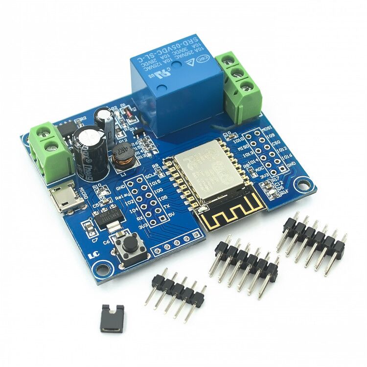 Esp8266 Relay Module - Catu daya DC5-80V es08266 papan pengembangan