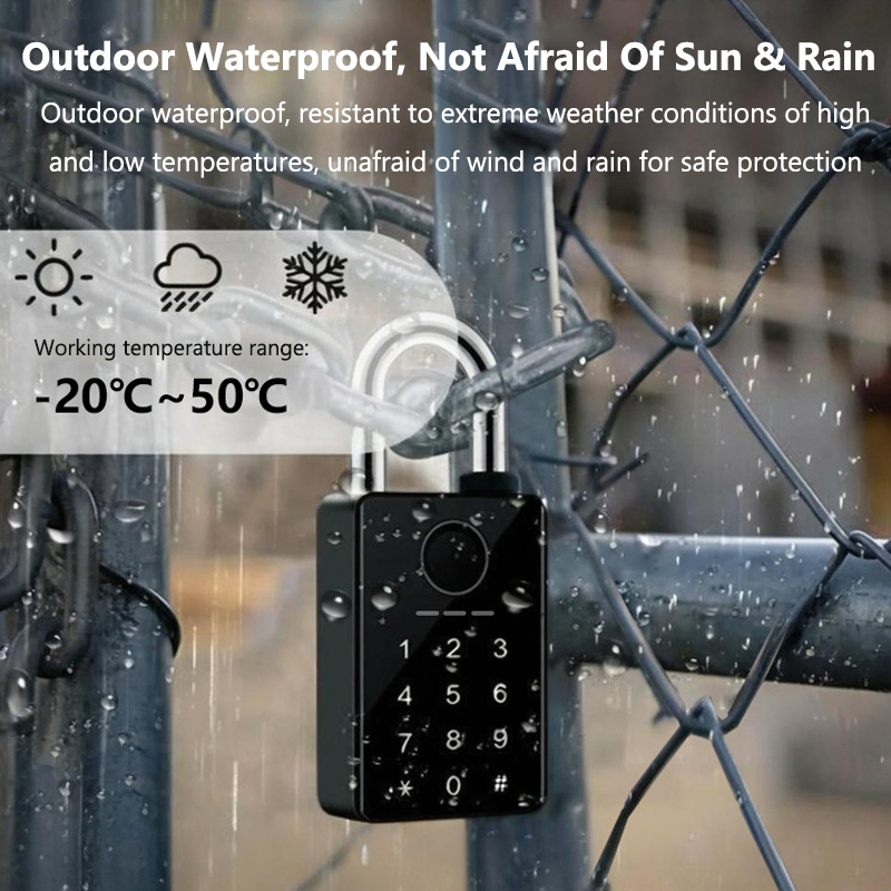 Kunci Pintu Pintar Tuya Smart, - Smart Door Lock Wifi ulasan dan harga