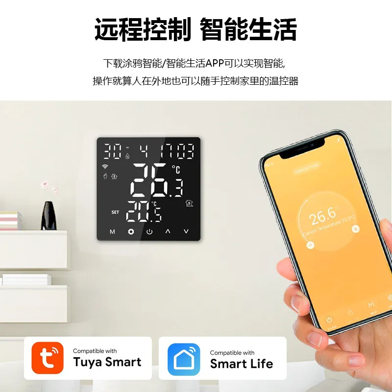 2026 HOT European Graffiti WIF - Wifi Thermostat ulasan dan harga