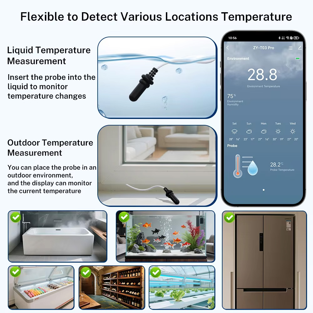 Sensor Suhu Kelembaban Ekstern - Wifi Thermostat ulasan dan harga