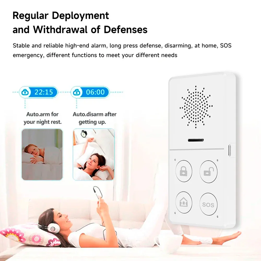 Tuya Alarm keamanan Wifi tanpa - Smart Home Automation Kit ulasan dan harga
