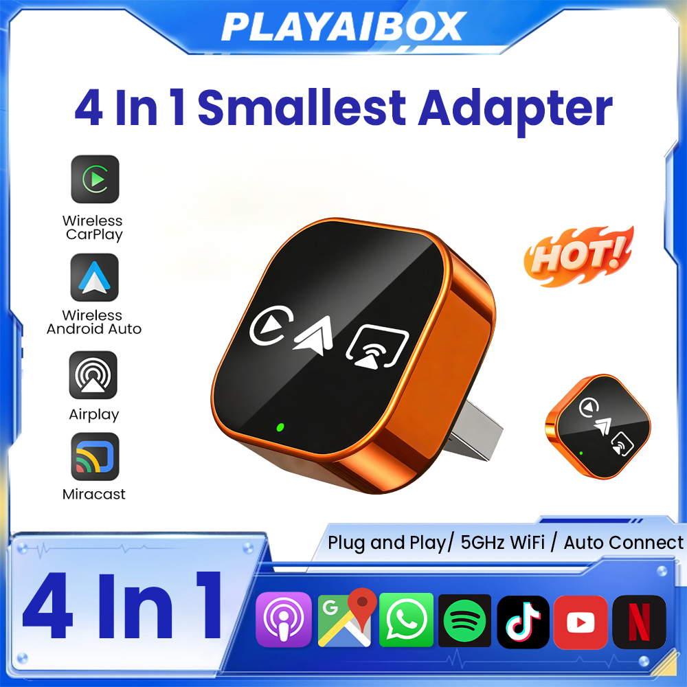 2026 4in1 Adaptor Carplay Nirk - Wifi Smart Plug ulasan dan harga