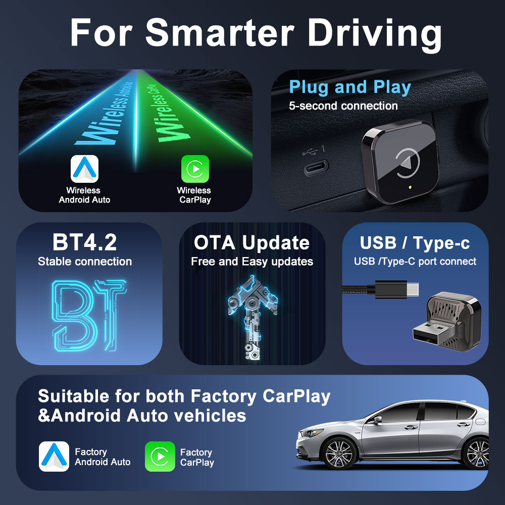 Adaptor Wireless Carplay Andro - Wifi Smart Plug ulasan dan harga