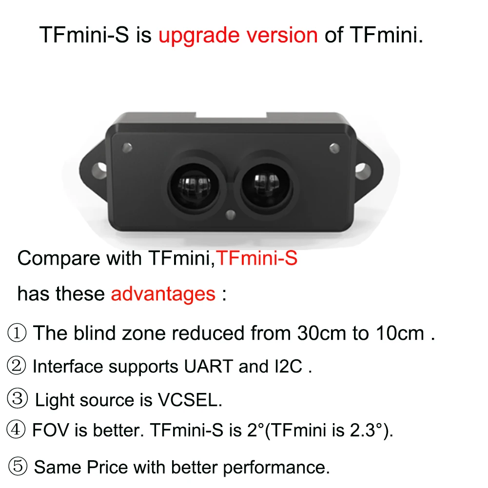 Benewake TFmini-S/TFmini Plus  - Sensor Kit Arduino ulasan dan harga