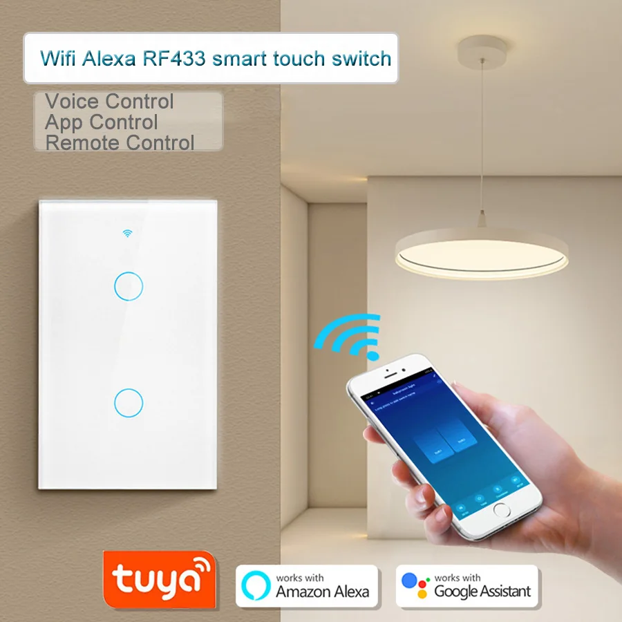 Sakelar Pintar WiFi Tuya Berfu - Smart Light Switch Wifi ulasan dan harga