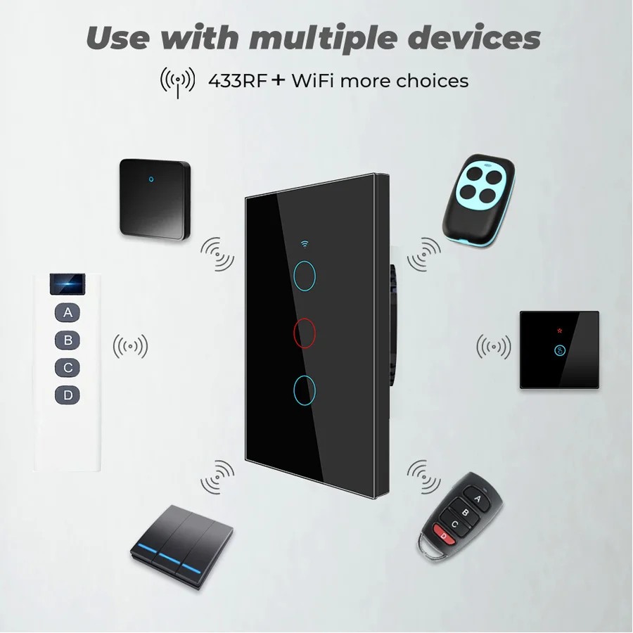 Sakelar Pintar WiFi Tuya Berfu - Smart Light Switch Wifi ulasan dan harga