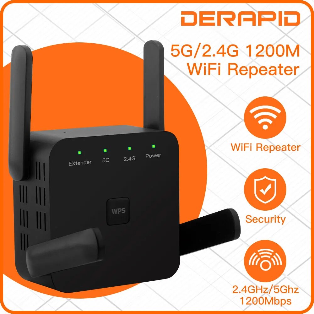 Repeater WiFi 1200Mbps 2.4GHz/ - Wifi Smart Plug ulasan dan harga