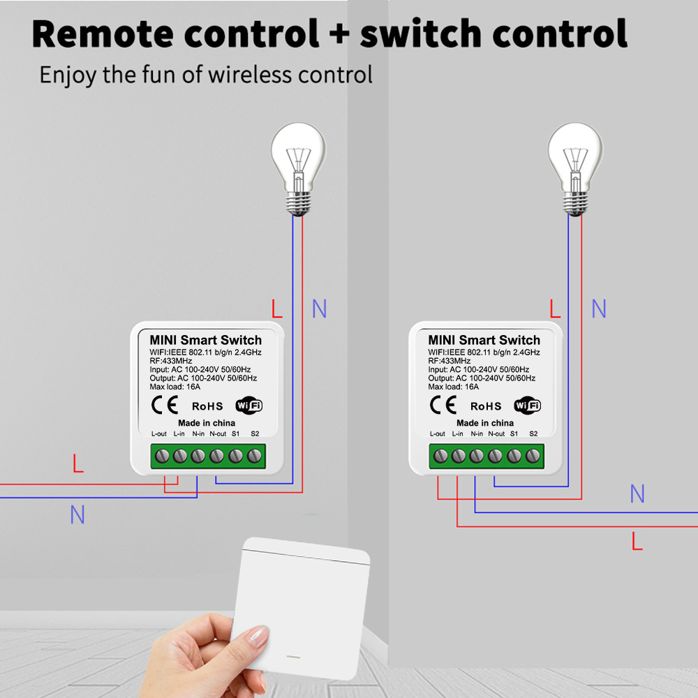 Sakelar Lampu Pintar WiFi Tuya - Smart Light Switch Wifi ulasan dan harga