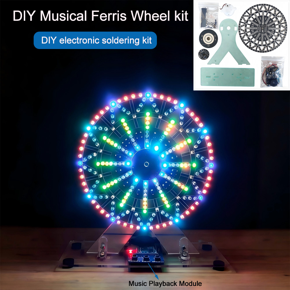 Kit elektronik DIY Roda Ferris - Electronics Project Kit ulasan dan harga
