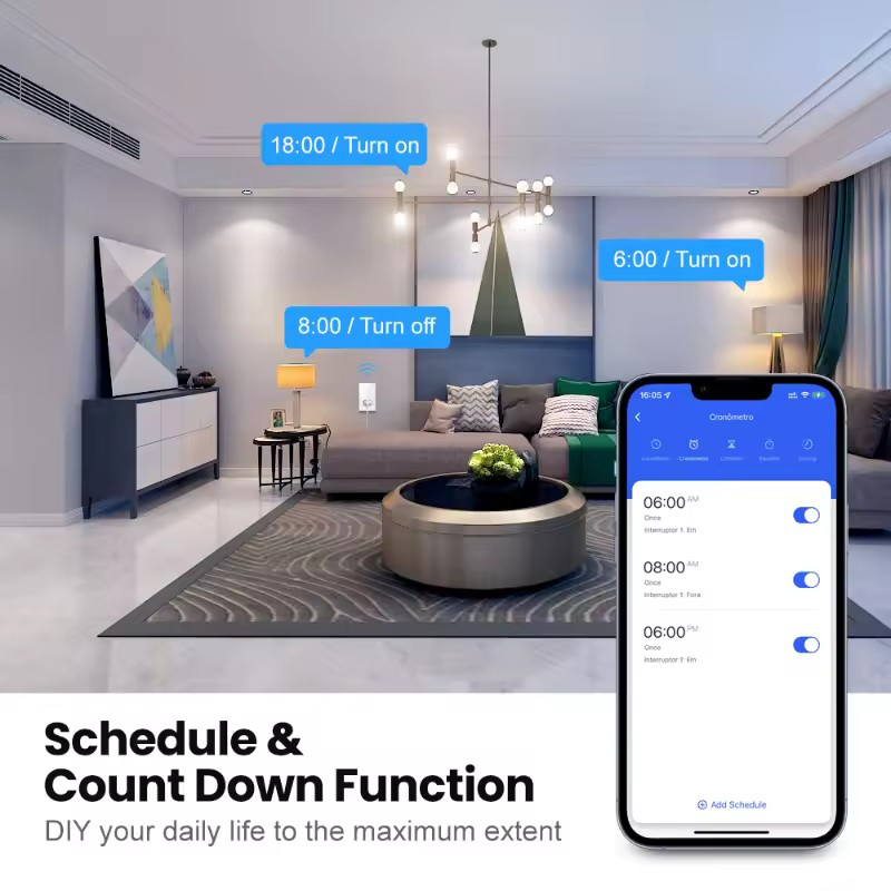UNKAS Wifi Smart Brazil Saklar - Wifi Smart Plug ulasan dan harga