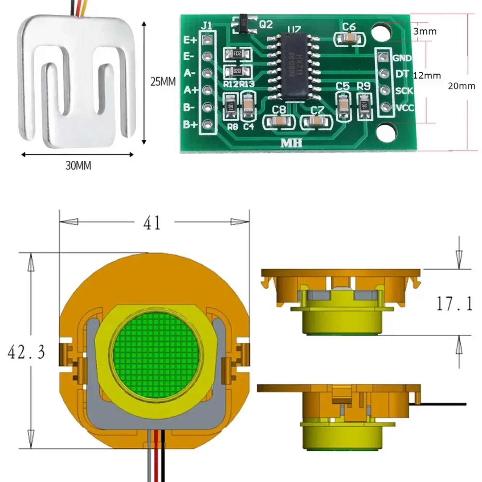 Sensor Berat Load Cell DIYmall - Sensor Kit Arduino ulasan dan harga