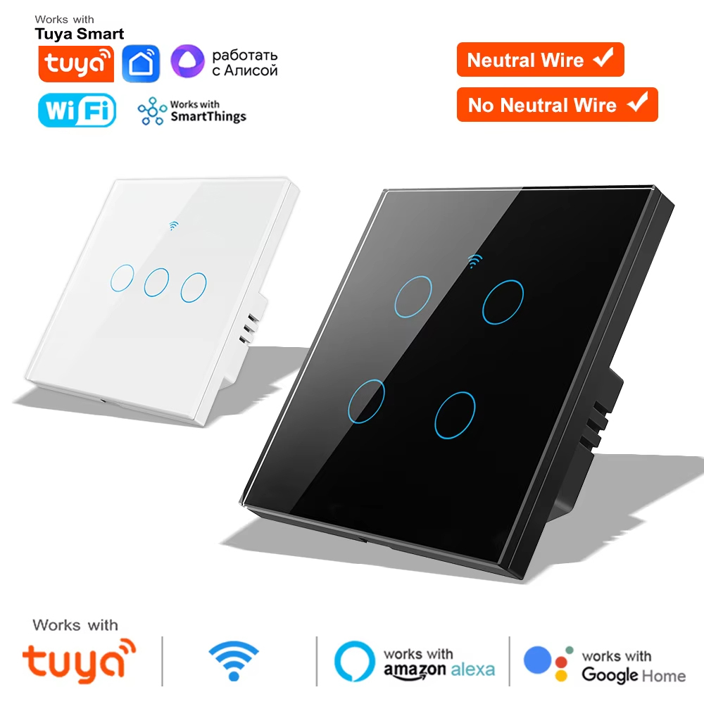1 2 3 4 Gang WiFi RF 433mhz La - Smart Light Switch Wifi ulasan dan harga