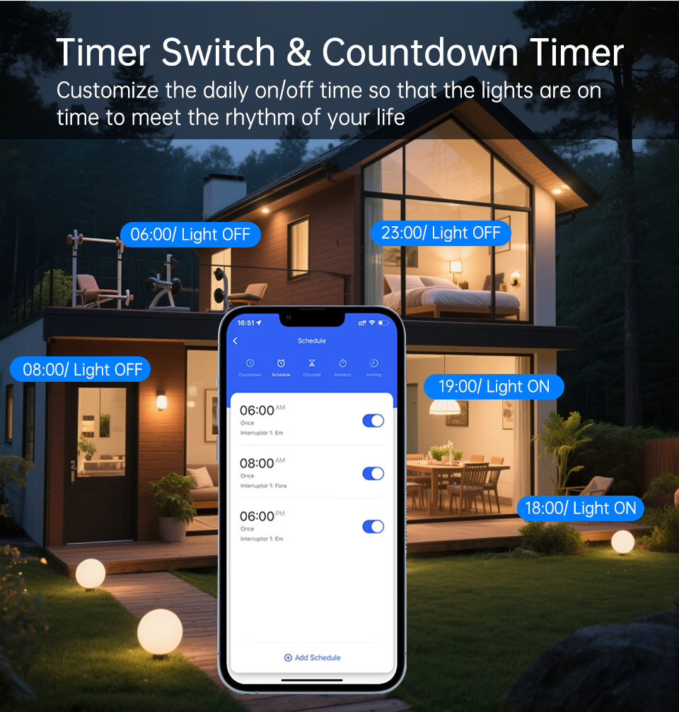 1 2 3 4 Gang WiFi RF 433mhz La - Smart Light Switch Wifi ulasan dan harga