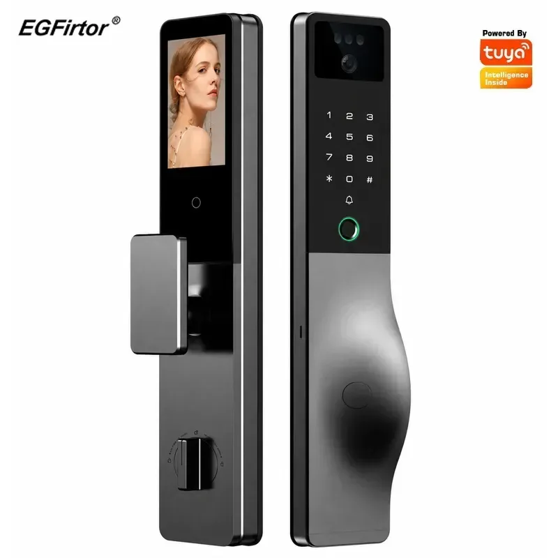 Kunci Pintu Pintar dengan Fitu - Smart Door Lock Wifi ulasan dan harga