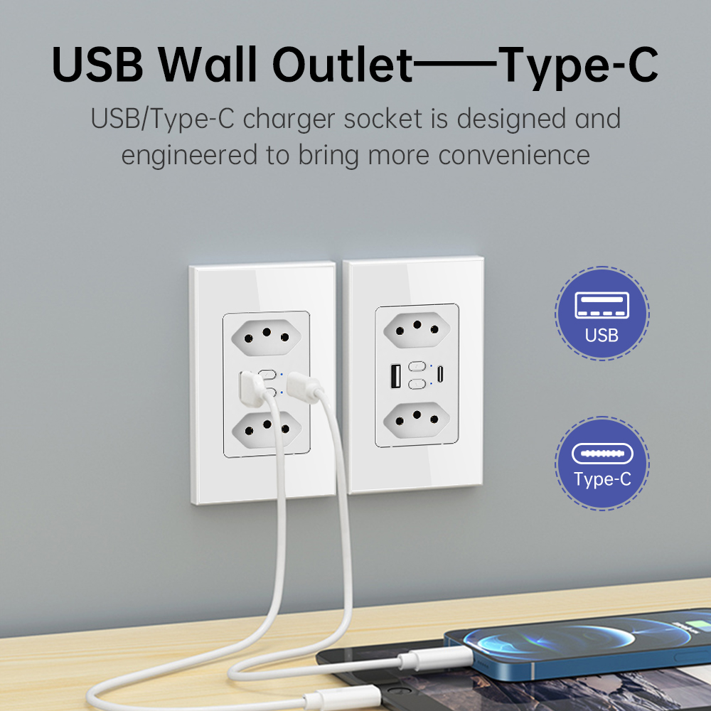 MANHOT Wifi Smart Brazil Socke - Wifi Smart Plug ulasan dan harga