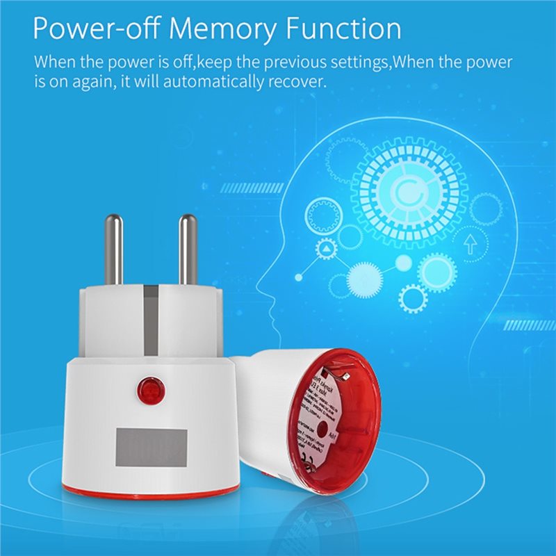 AT21-Tuya Steker Pintar Wifi E - Wifi Smart Plug ulasan dan harga