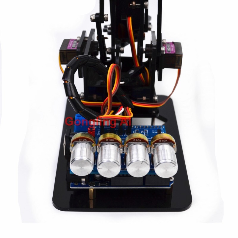 Kit Lengan Robot STEM 4 DOF Se - Stem Robotics Kit ulasan dan harga