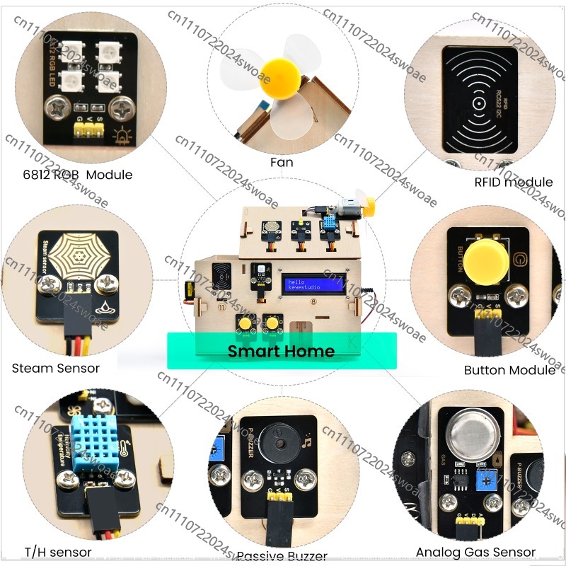 Kit Komponen Elektronik Rumah  - Esp32 Smart Home Kit ulasan dan harga