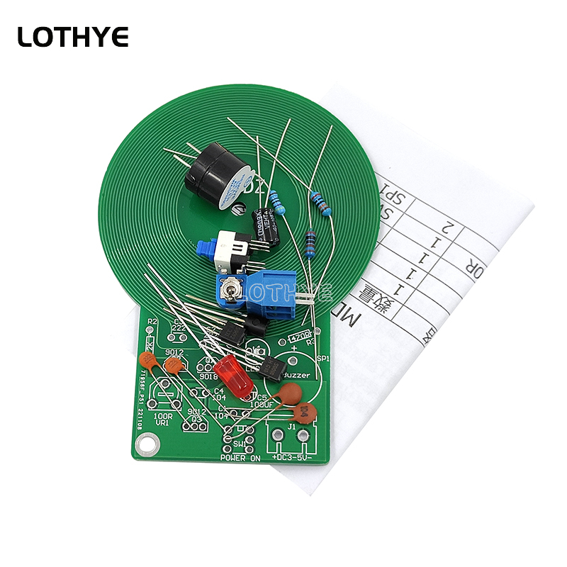 DC 3V-5V Kit Detektor Logam DI - Electronics Project Kit ulasan dan harga
