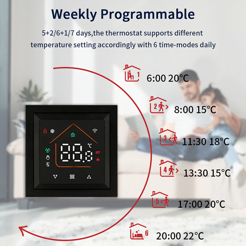 Thermostat WiFi Pintar Berfung - Wifi Thermostat ulasan dan harga