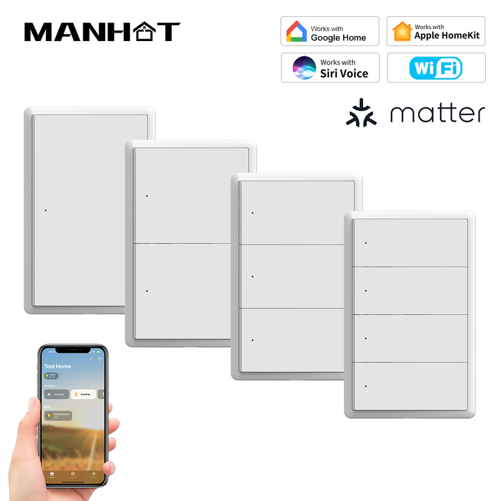 MANHOT Homekit WiFi Smart Swit - Smart Light Switch Wifi ulasan dan harga