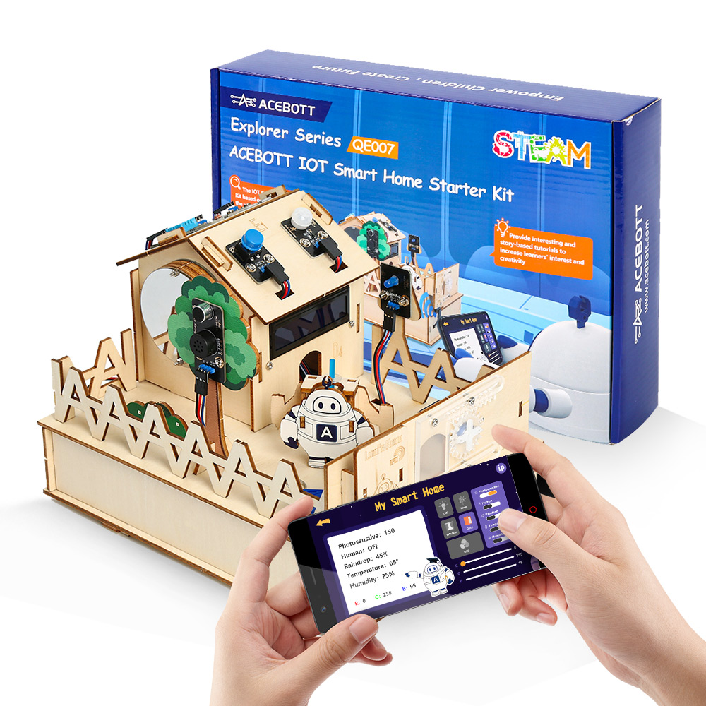 ACEBOTT Kit rumah cerdas DIY u - Esp32 Smart Home Kit ulasan dan harga