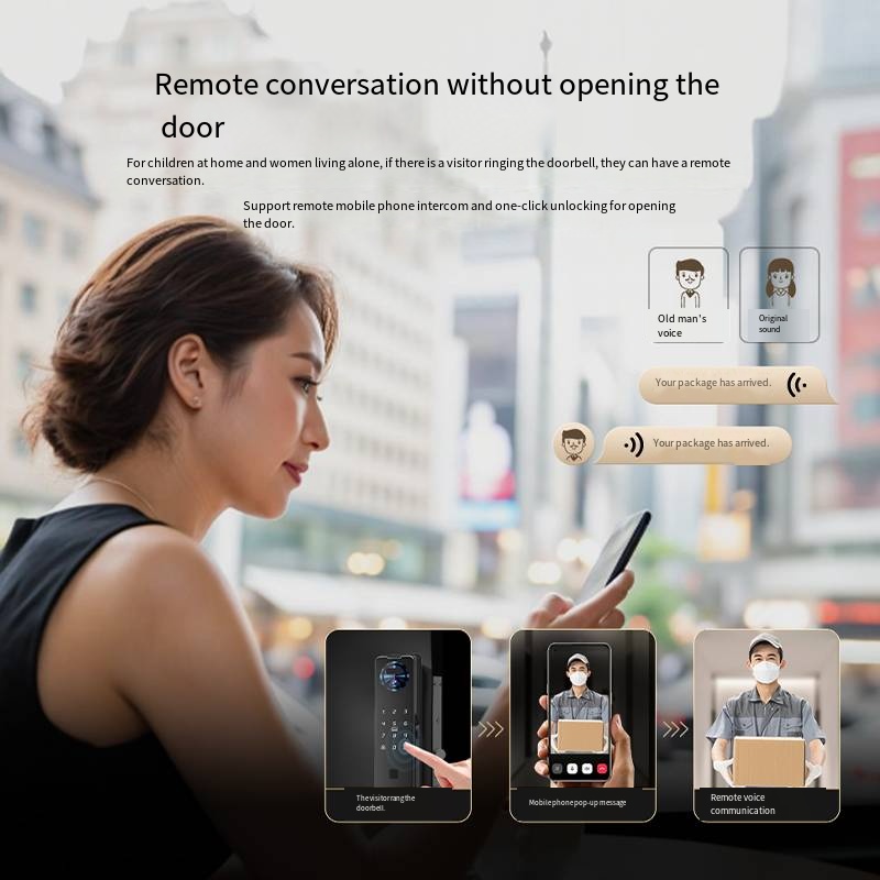 Kunci Pintar Digital Elektroni - Smart Door Lock Wifi ulasan dan harga