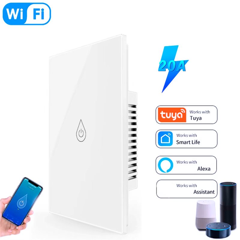 Sakelar Pintar AT21-Wifi 20A u - Wifi Smart Plug ulasan dan harga
