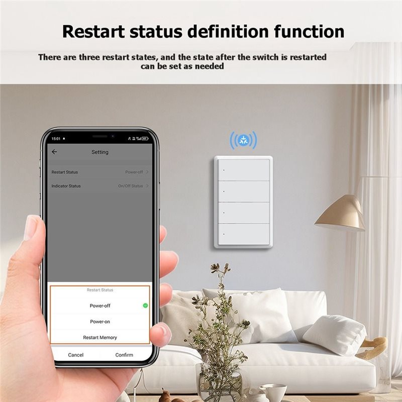 DTA4 – Kontrol Suara untuk Sak - Smart Light Switch Wifi ulasan dan harga