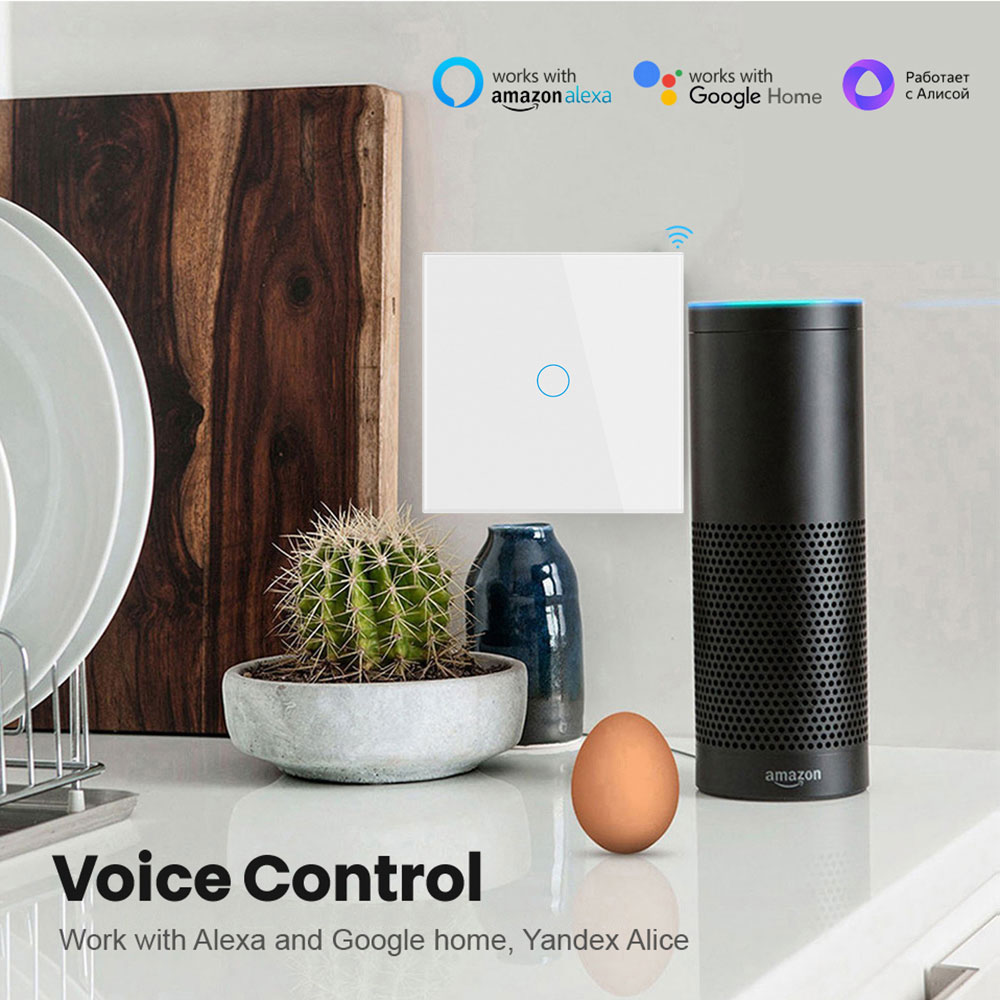 Tuya EU WiFi + RF433 Sakelar R - Smart Light Switch Wifi ulasan dan harga
