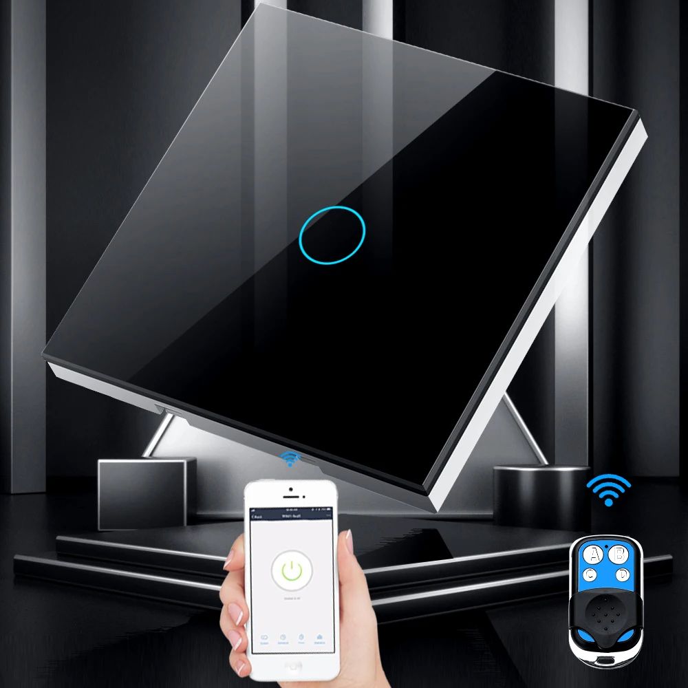 Tuya EU WiFi + RF433 Sakelar R - Smart Light Switch Wifi ulasan dan harga