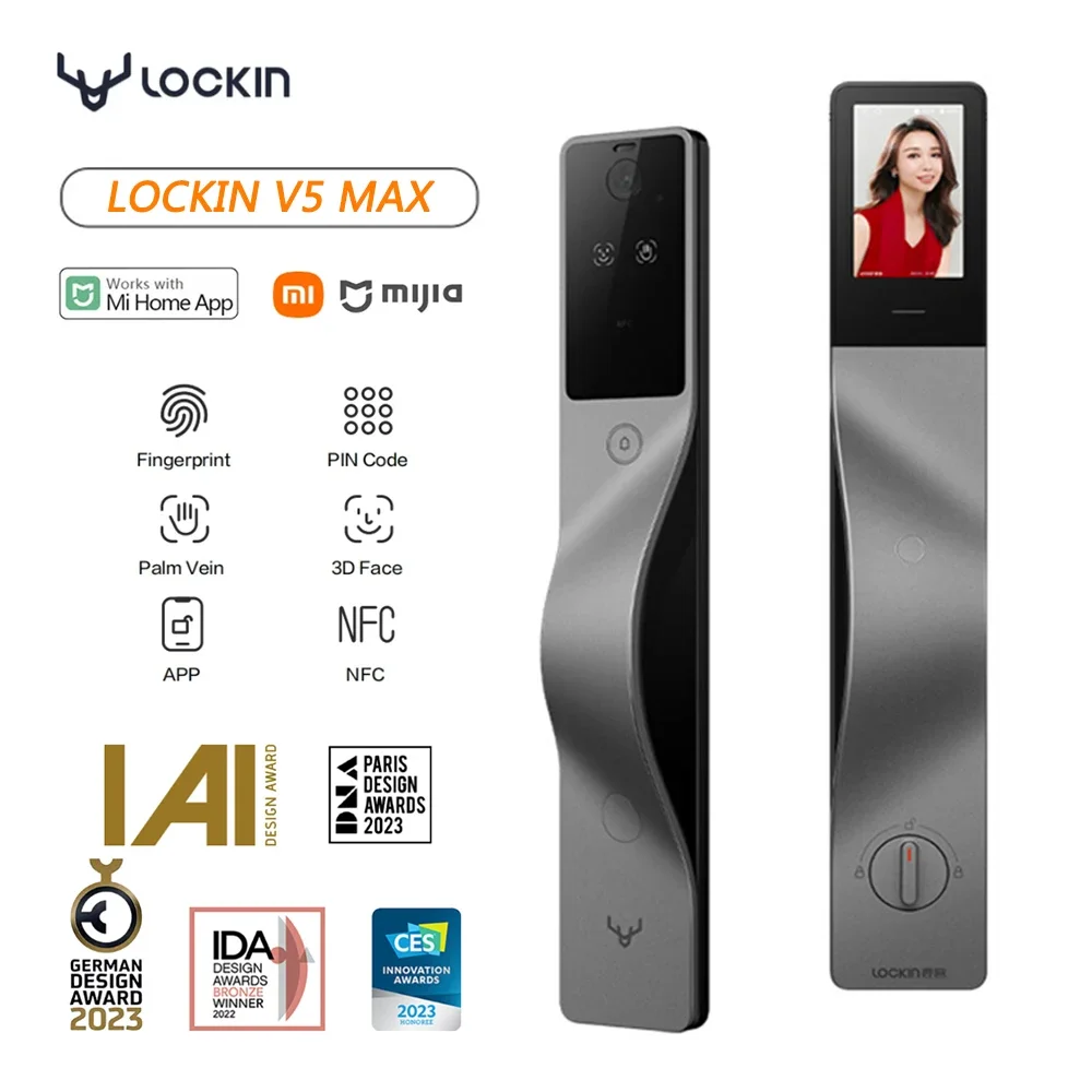 Kunci Pintar Lockin V5 Max den - Smart Door Lock Wifi ulasan dan harga