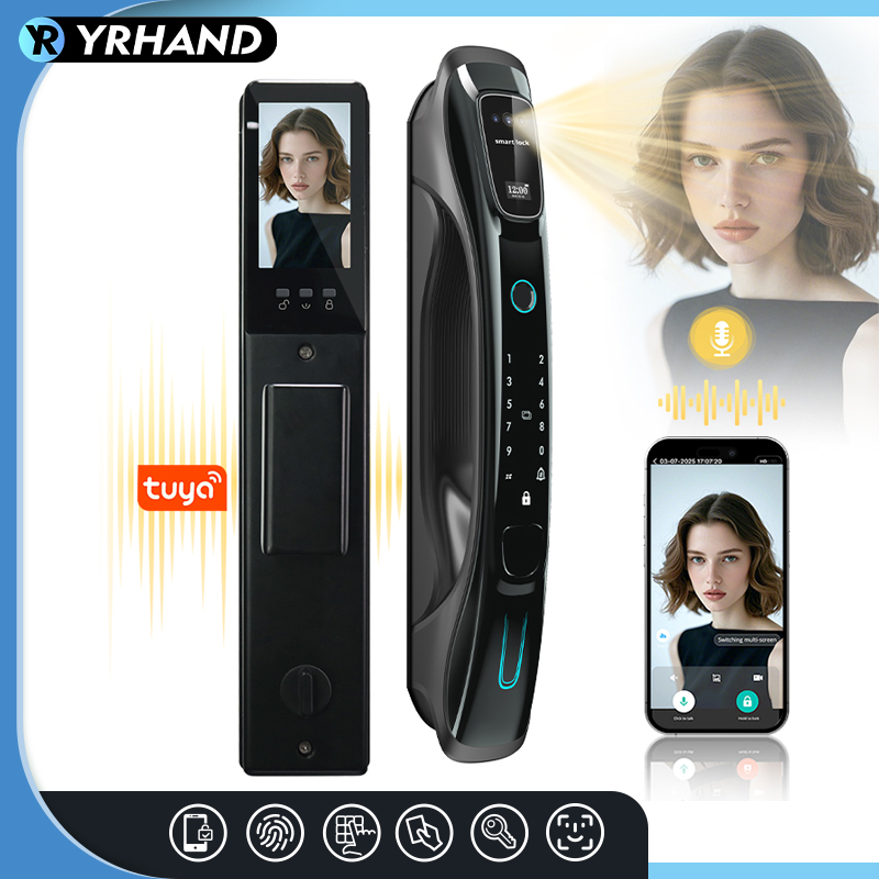 Kunci Pintar Pengenal Wajah 3D - Smart Door Lock Wifi ulasan dan harga