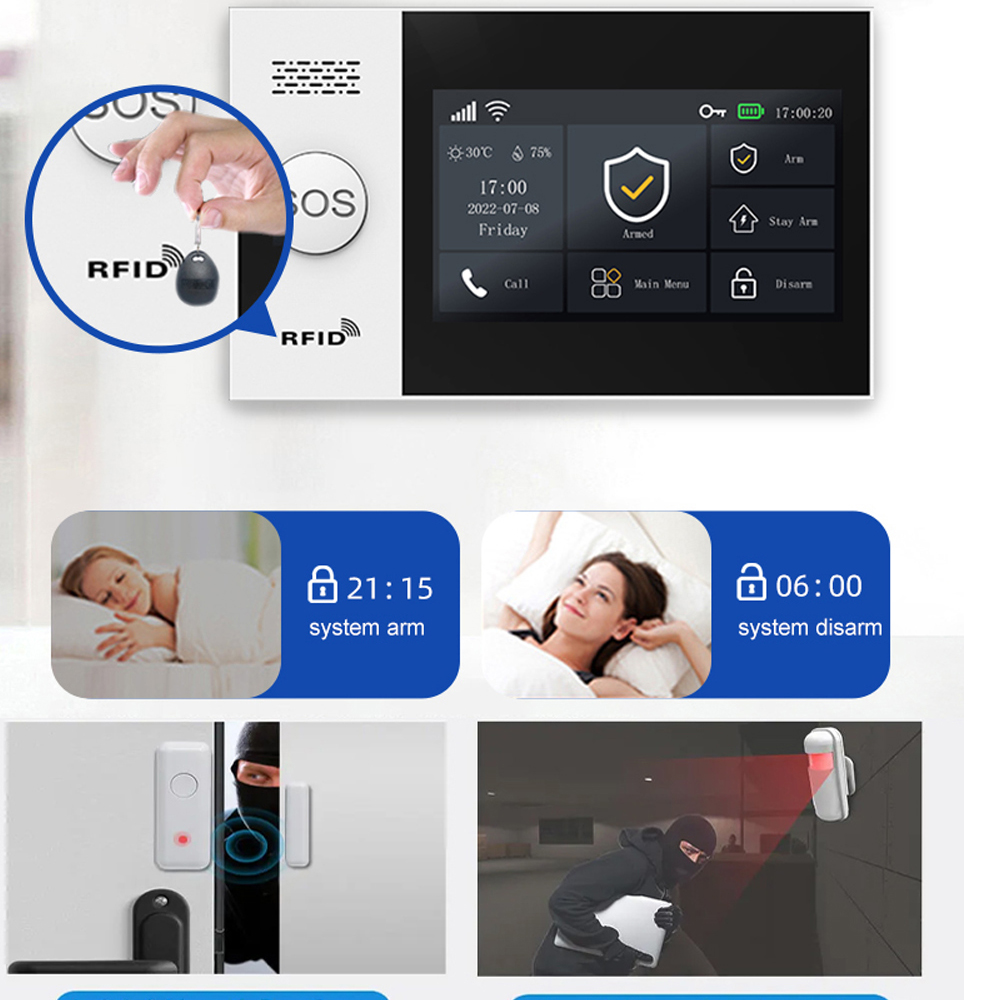 Sistem Alarm Rumah Pintar PGST - Smart Home Automation Kit ulasan dan harga